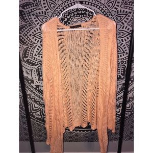 Peach Cover Up/Cardigan